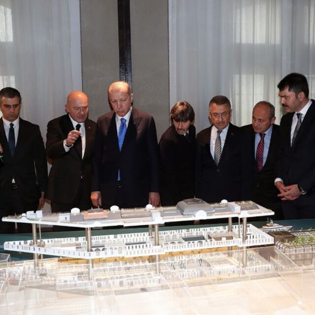 Cumhurbaşkanı Erdoğan'dan Galataport'a ziyaret