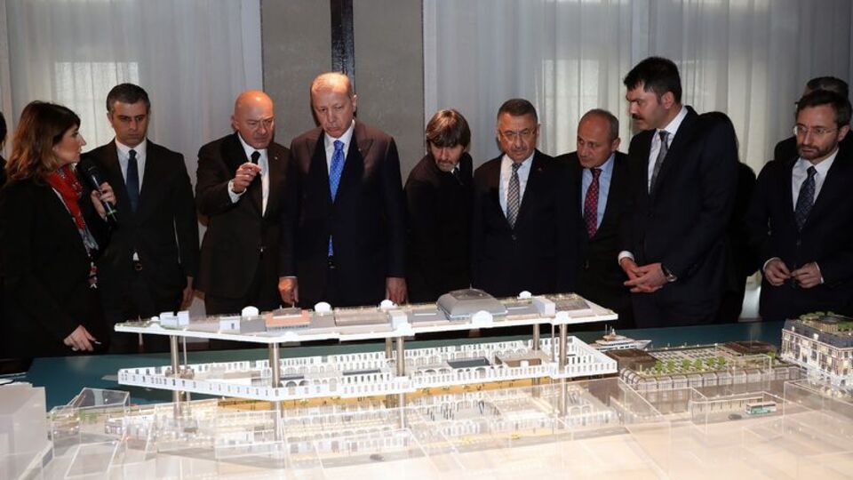 Cumhurbaşkanı Erdoğan'dan Galataport'a ziyaret