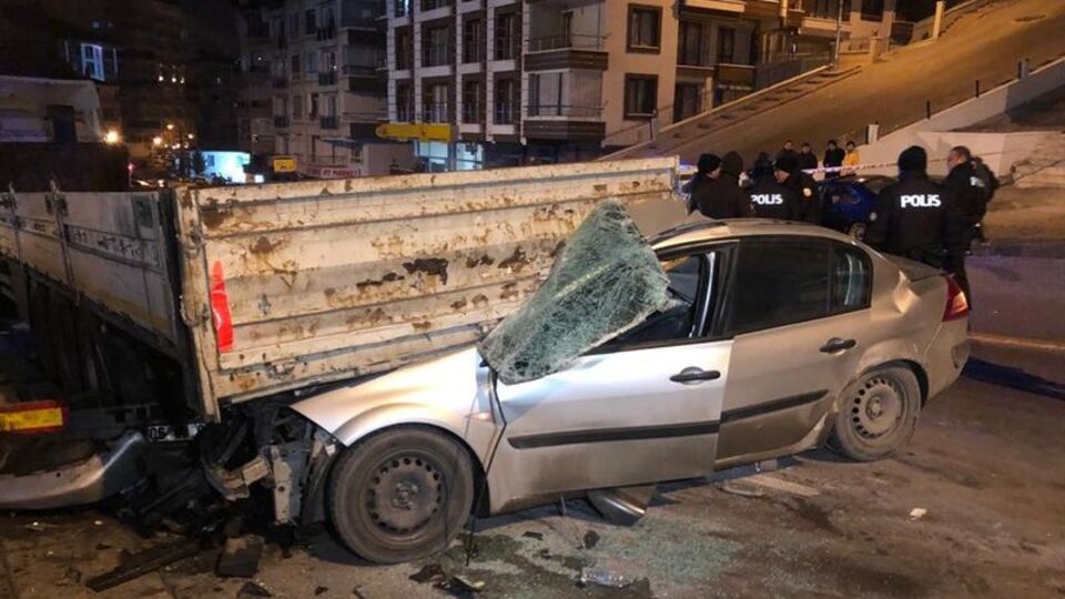 Başkent'te feci kaza!