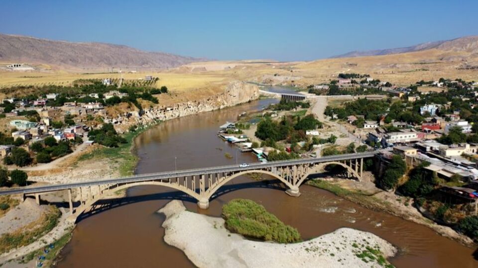 Hasankeyf'te sular yükselmeye başladı