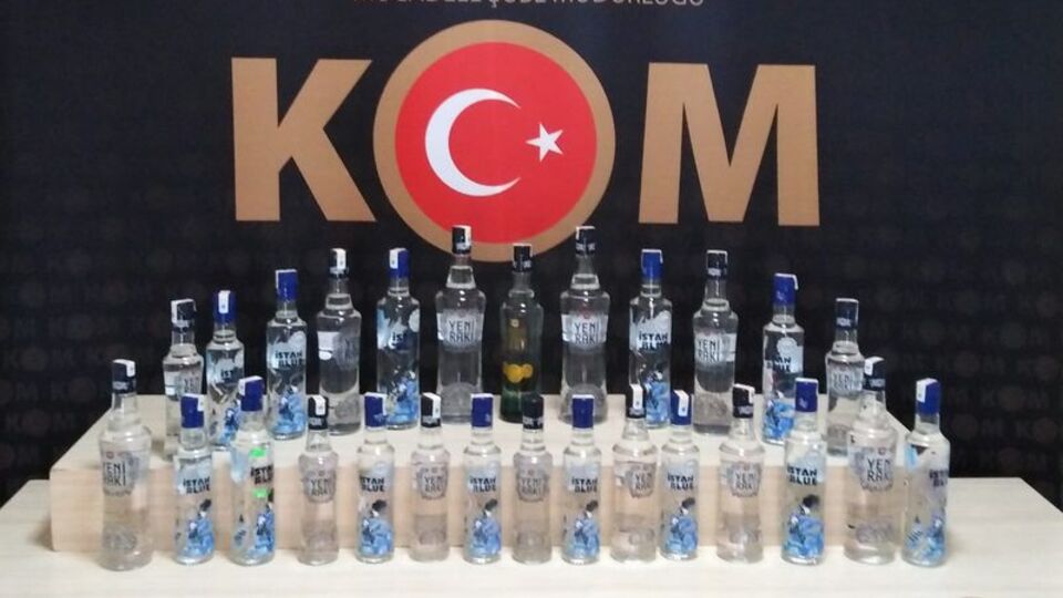 7 ilde sahte içki operasyonu! 27 gözaltı