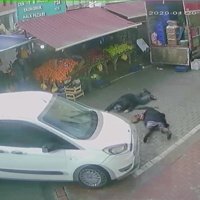 Yaşlı çift dehşeti yaşadı!