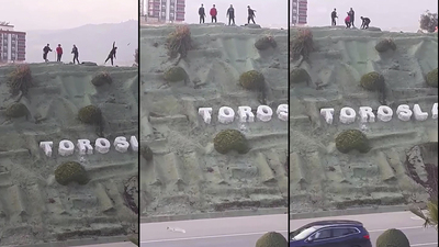 Taş kâbusunu görüntüledi