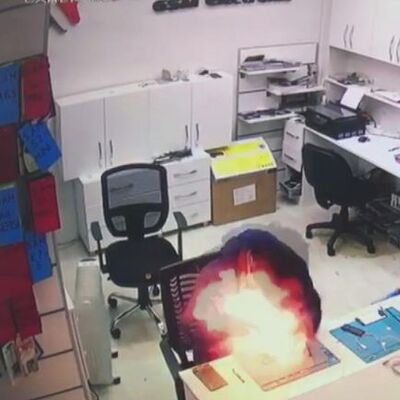 Tamir ediyordu bomba gibi patladı