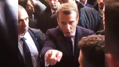 Macron ile İsrail polisi arasında gerginlik