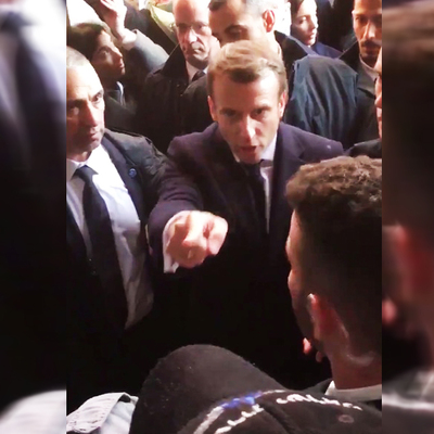 Macron ile İsrail polisi arasında gerginlik