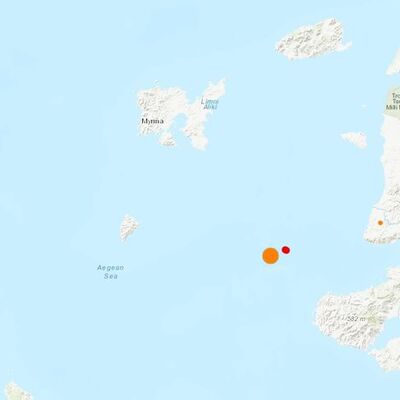 Ege Denizinde 3.8 büyüklüğünde deprem