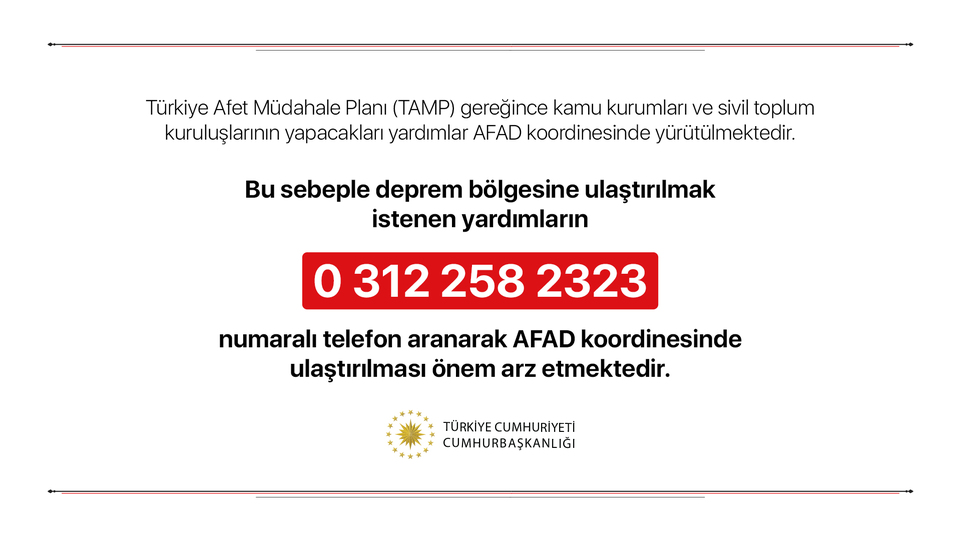 Cumhurbaşkanlığı'ndan duyuru: Bu numarayı arayın