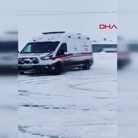 Drift yapan ambulansa soruşturma!