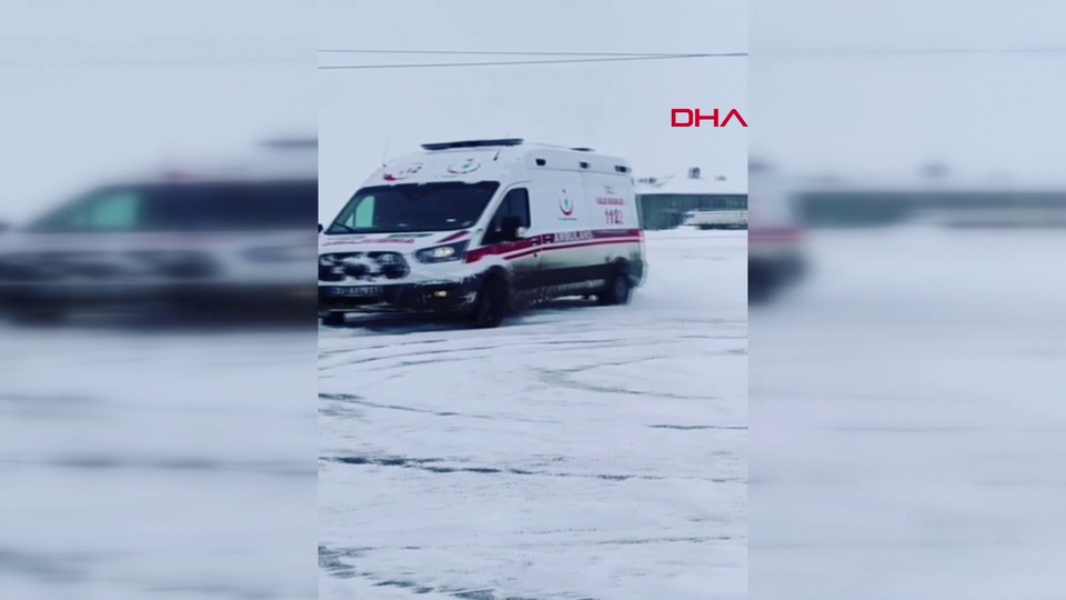 Drift yapan ambulansa soruşturma!