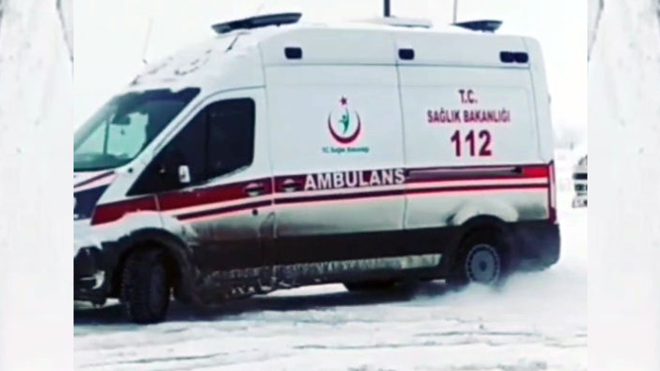 Ambulansla drift atan sürücü görevden uzaklaştırıldı