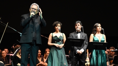 Konserden depremzedelere yardım