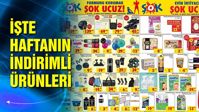 ŞOK'ta hangi ürünler indirimli?