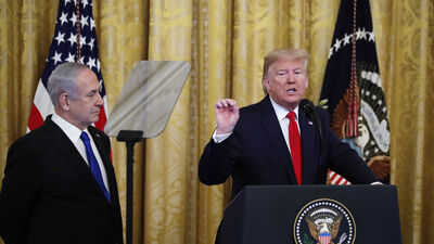 Trump, Ortadoğu planını açıkladı