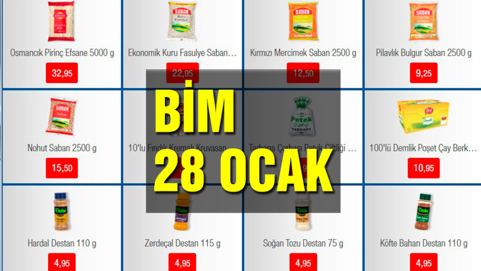 BİM 28 Ocak 2020 aktüel ürünler satışa çıktı! BİM'de bugün hangi
