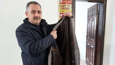 Deprem yardımı ceketten 10 bin TL çıktı