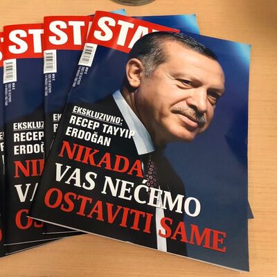 Cumhurbaşkanı Erdoğan, Bosna Hersek'te mülakat verdi