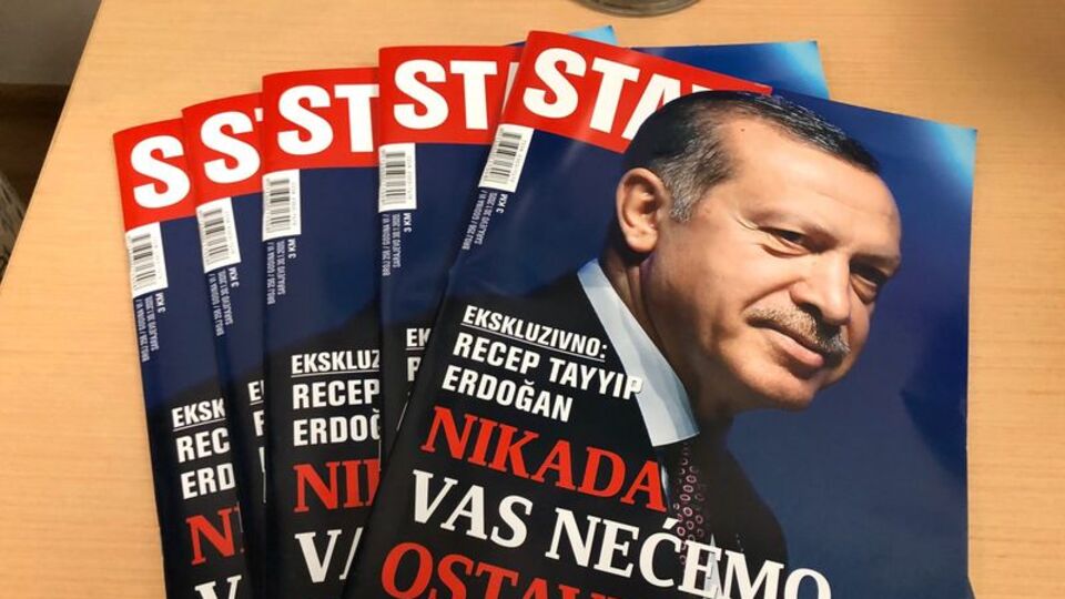 Cumhurbaşkanı Erdoğan, Bosna Hersek'te mülakat verdi