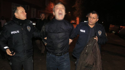 Karısını darp edip, evini kundakladı