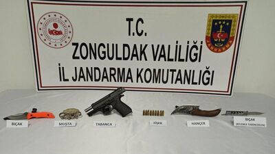 Üzerinden cephanelik çıktı