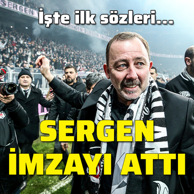 Sergen Yalçın imzayı attı