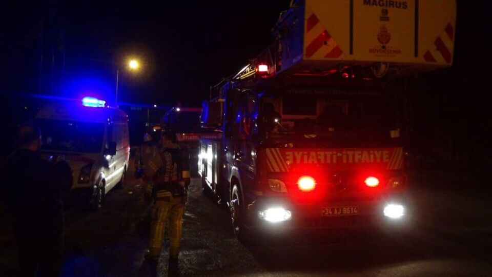 Silivri'de korkutan yangın