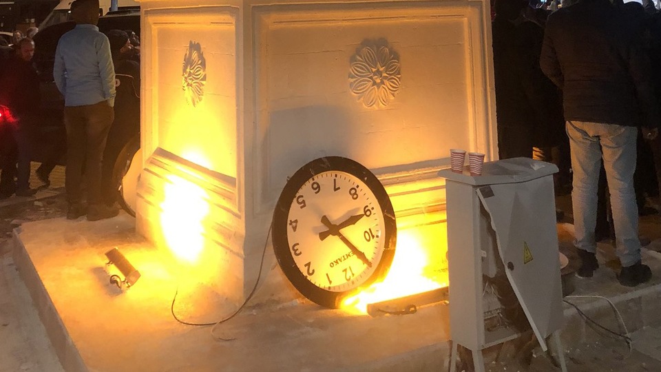 Dayanamadığı felaket anında durdu