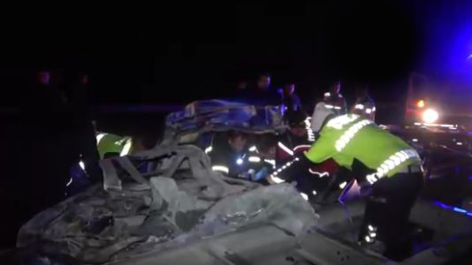 Edirne'de feci kaza!