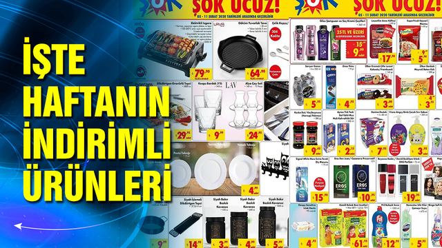 ŞOK'ta hangi ürünler indirimli?