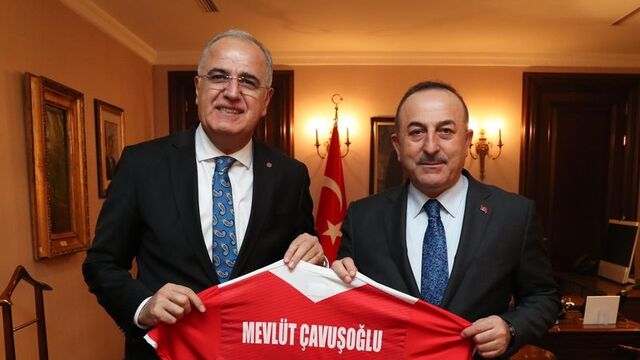TVF'den Bakan Çavuşoğlu'na ziyaret