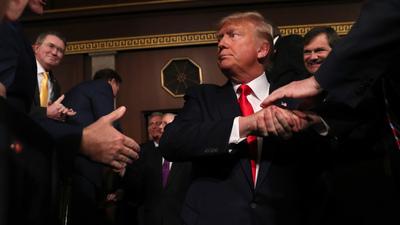 Trump aklandı, tarihi rekor geldi