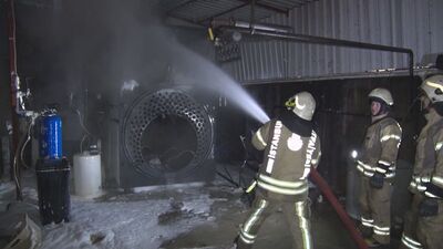 Bayrampaşa'da fabrikanın kazanı patladı