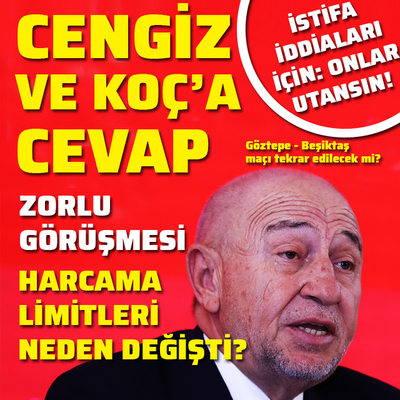 Özdemir'den Cengiz ve Koç'a cevap