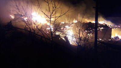 Erzurum'da feci yangın!