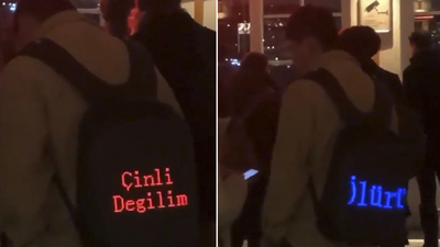 'Çinli değilim, Ölürüm Türkiyem'