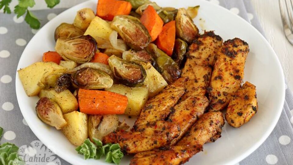 Fırında sebzeli tavuk nasıl yapılır?