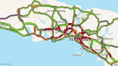 İstanbul trafiğinde son durum