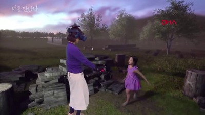 Ölen kızıyla sanal alemde buluştu