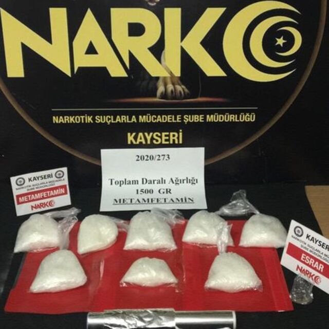 Kayseri'de uyuşturucu operasyonu