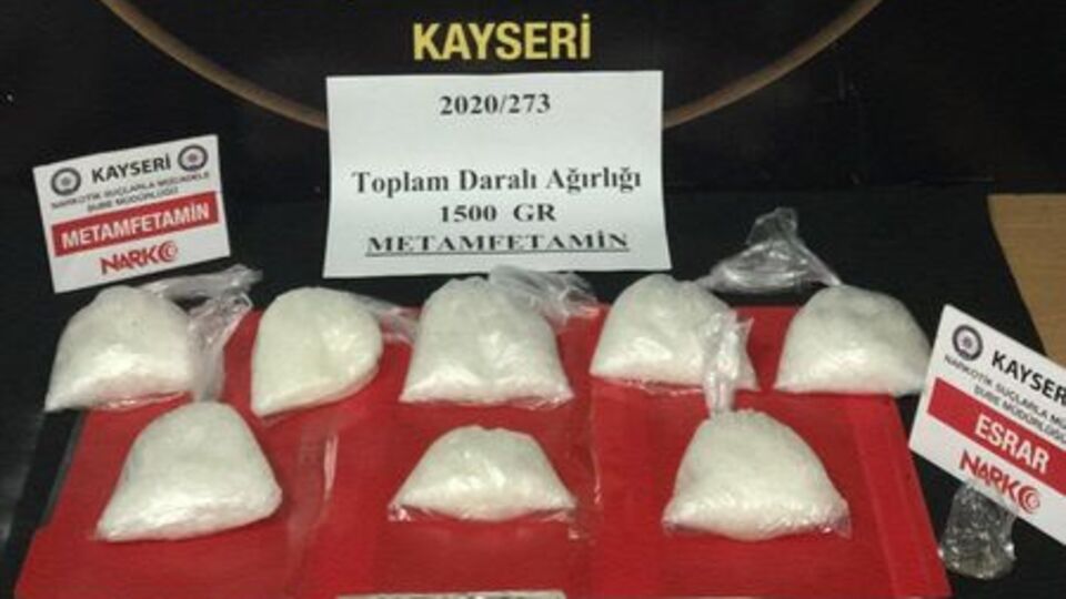 Kayseri'de uyuşturucu operasyonu
