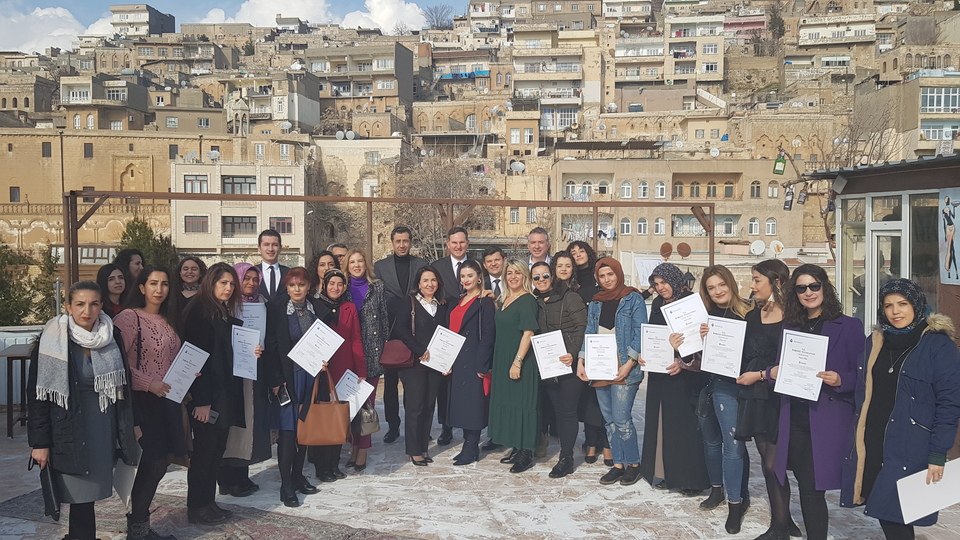 Mardinli kadın girişimciler sertifikalarını aldı