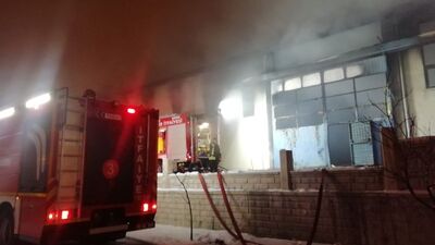 Kayseri'de korkutan yangın