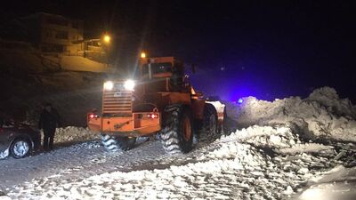 Zigana Dağı mevkisinde çığ düştü!