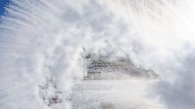 Palandöken'de buz şöleni