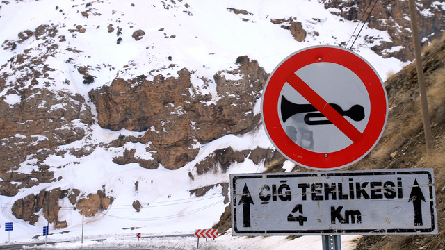 Sel ve çığ tehlikesi