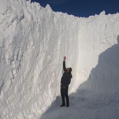 Kar 6 metreyi buldu! Burası neresi?