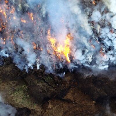 Saatlerdir söndürülemiyor