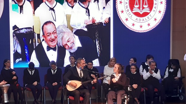 'İyilik Senfonisi' İstanbul Adalet Sarayı'nda konser verdi