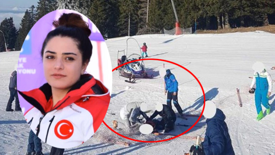 Milli kayakçı yarışma için gittiği yerde kahraman oldu