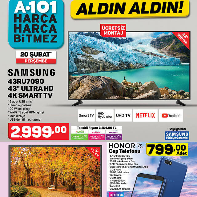 A101 20 Şubat Aktüel ürünler kataloğu 2020!